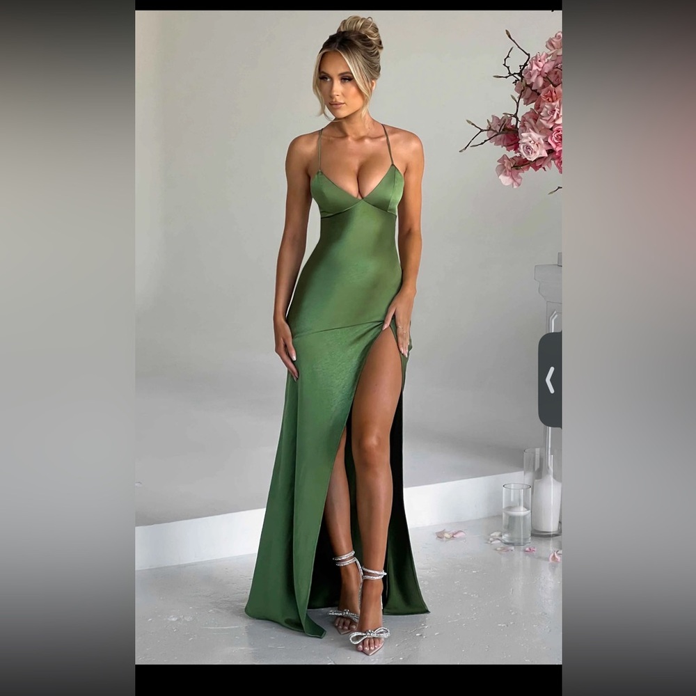 Isobel maxi dress - emerald - babyboo